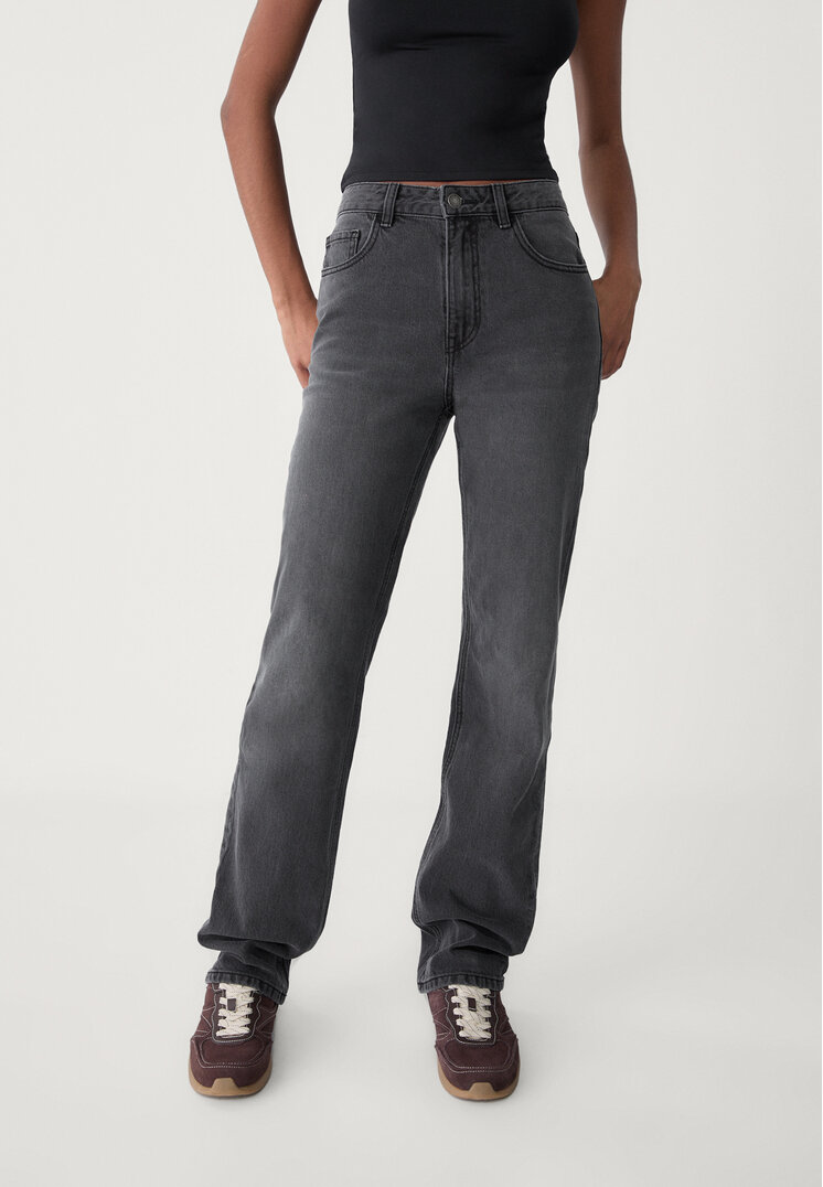 jeans straight fit regular waist comfort