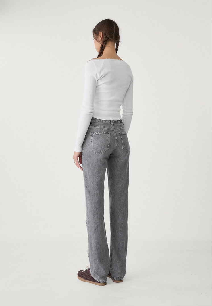 jeans straight fit regular waist comfort