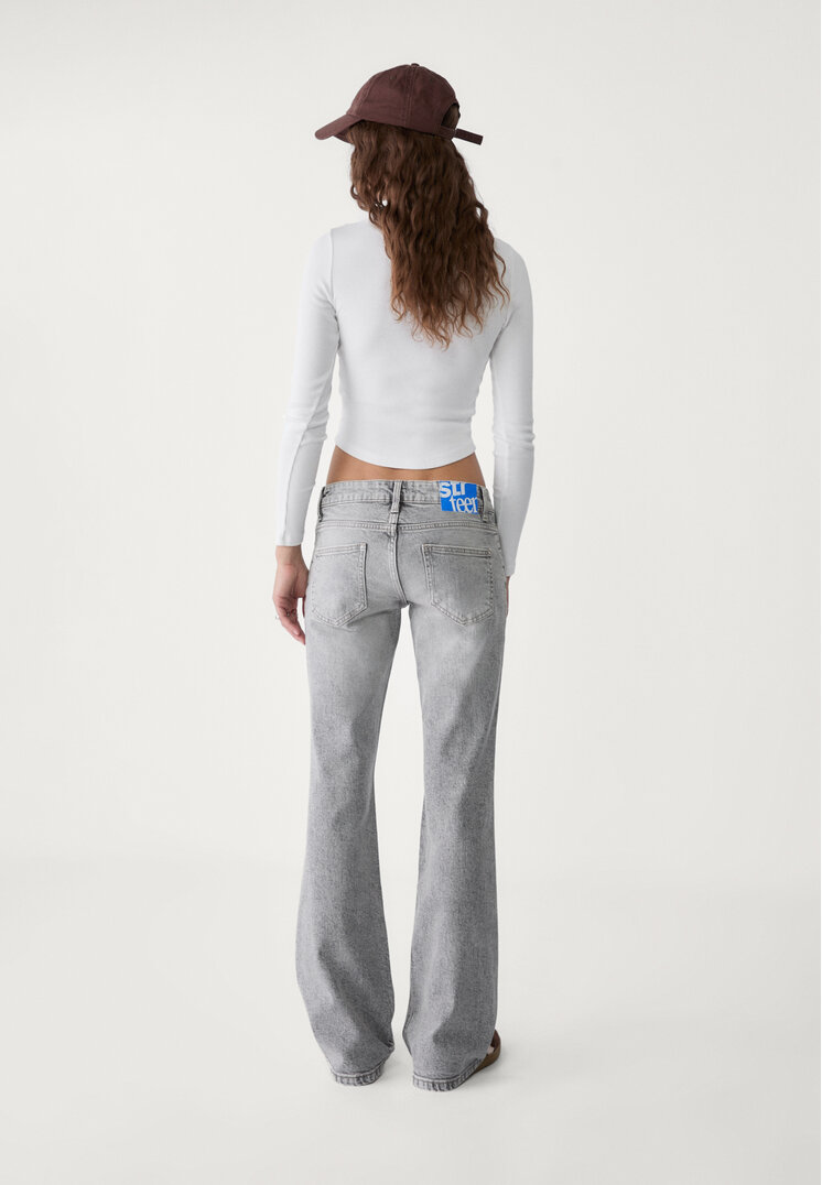 jeans flare low waist