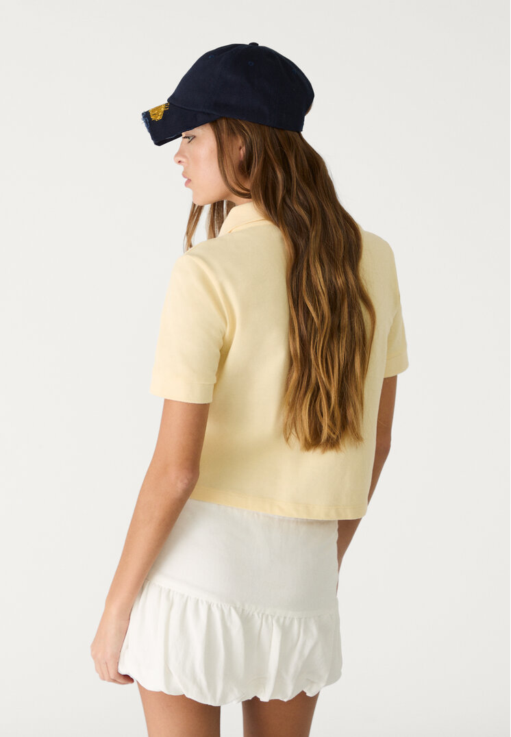 falda pantalon globo con lino