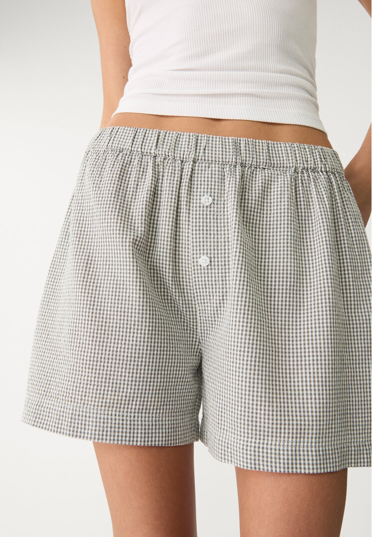 shorts boxer cuadro vichy