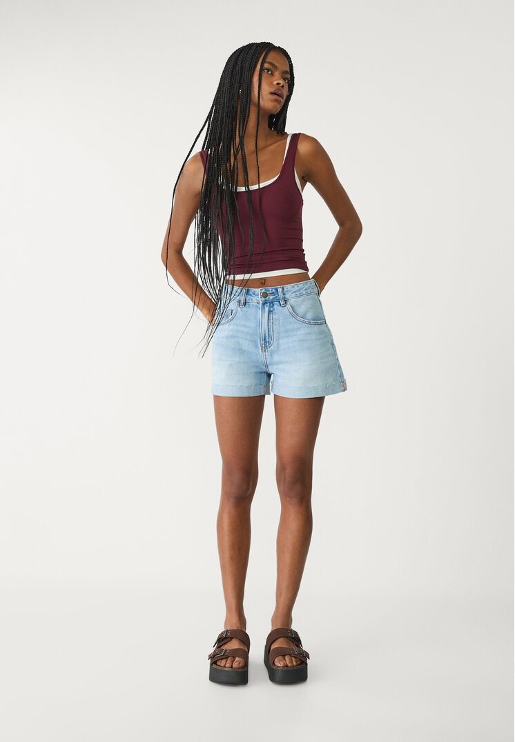 shorts denim vuelta