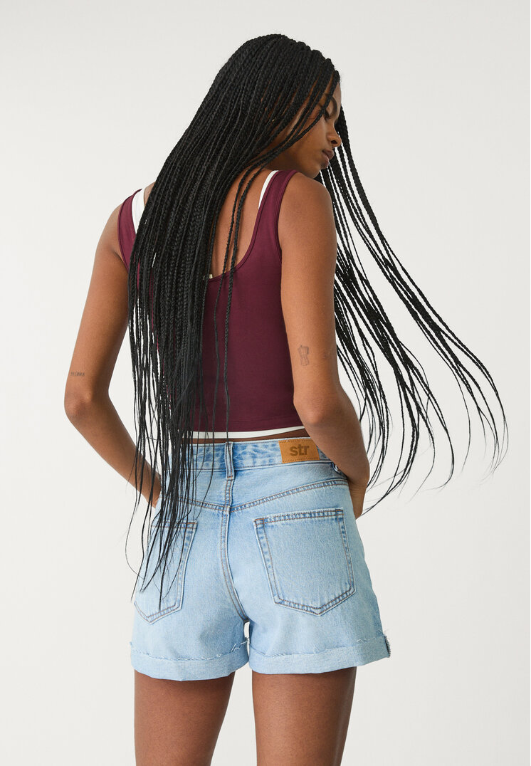shorts denim vuelta