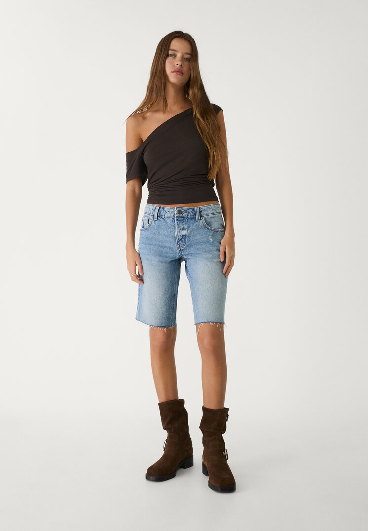 bermuda denim ciclista
