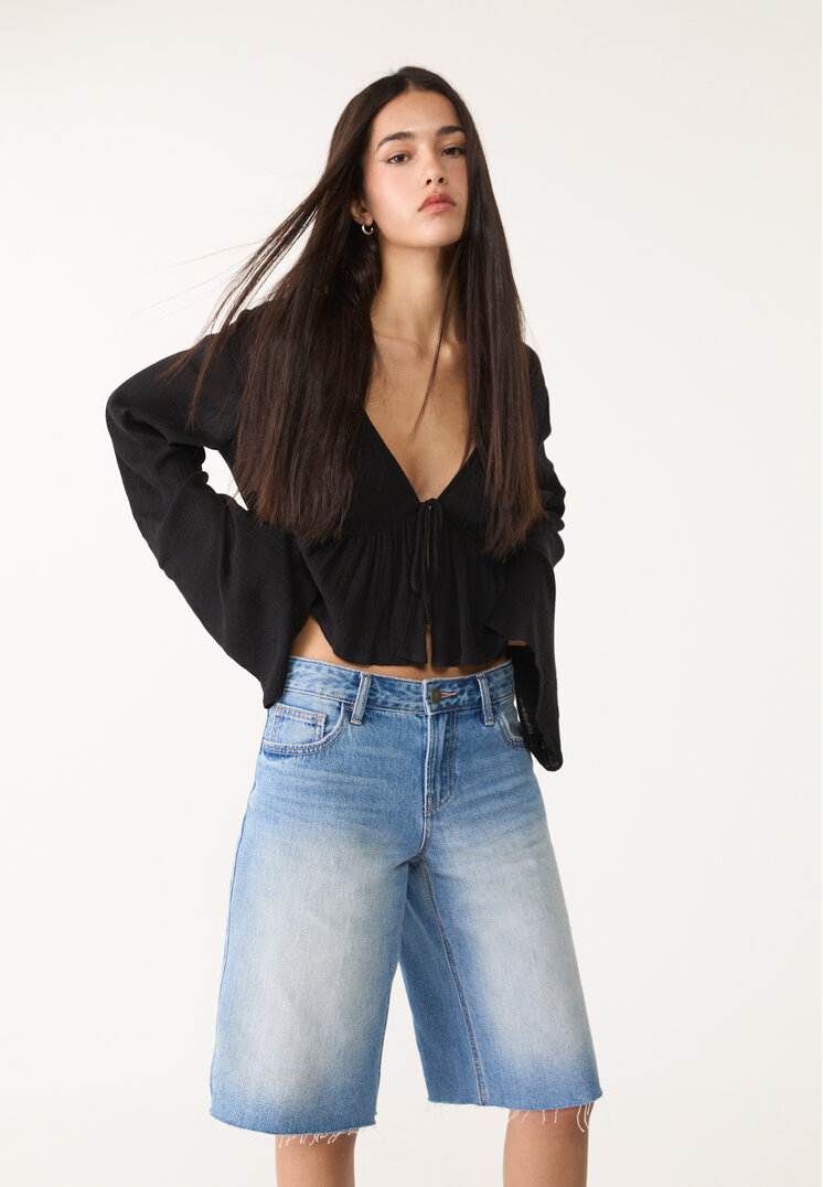 bermuda denim baggy