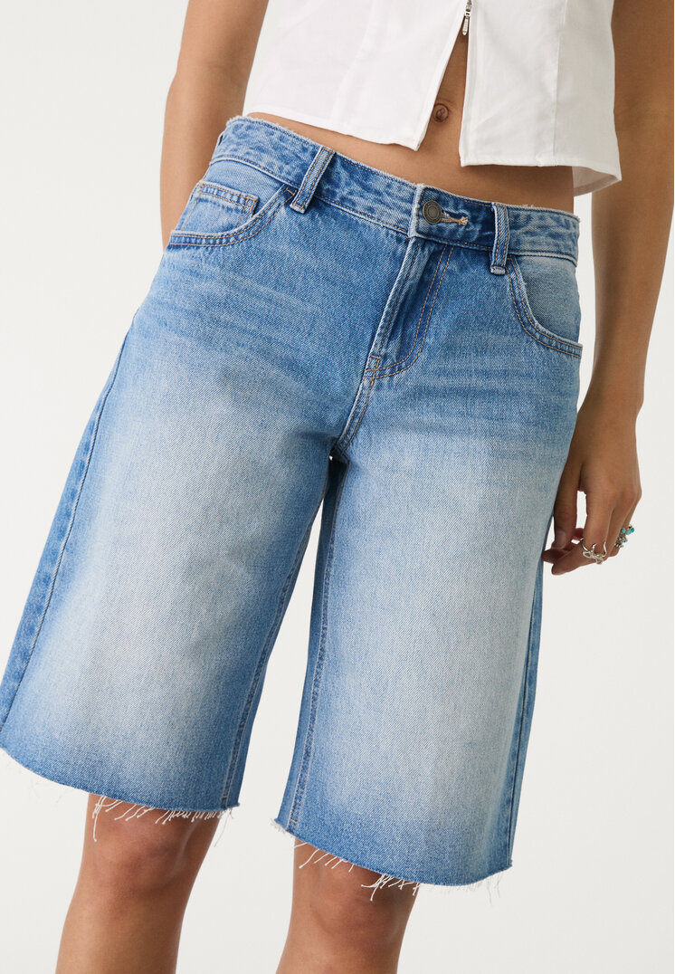bermuda denim baggy