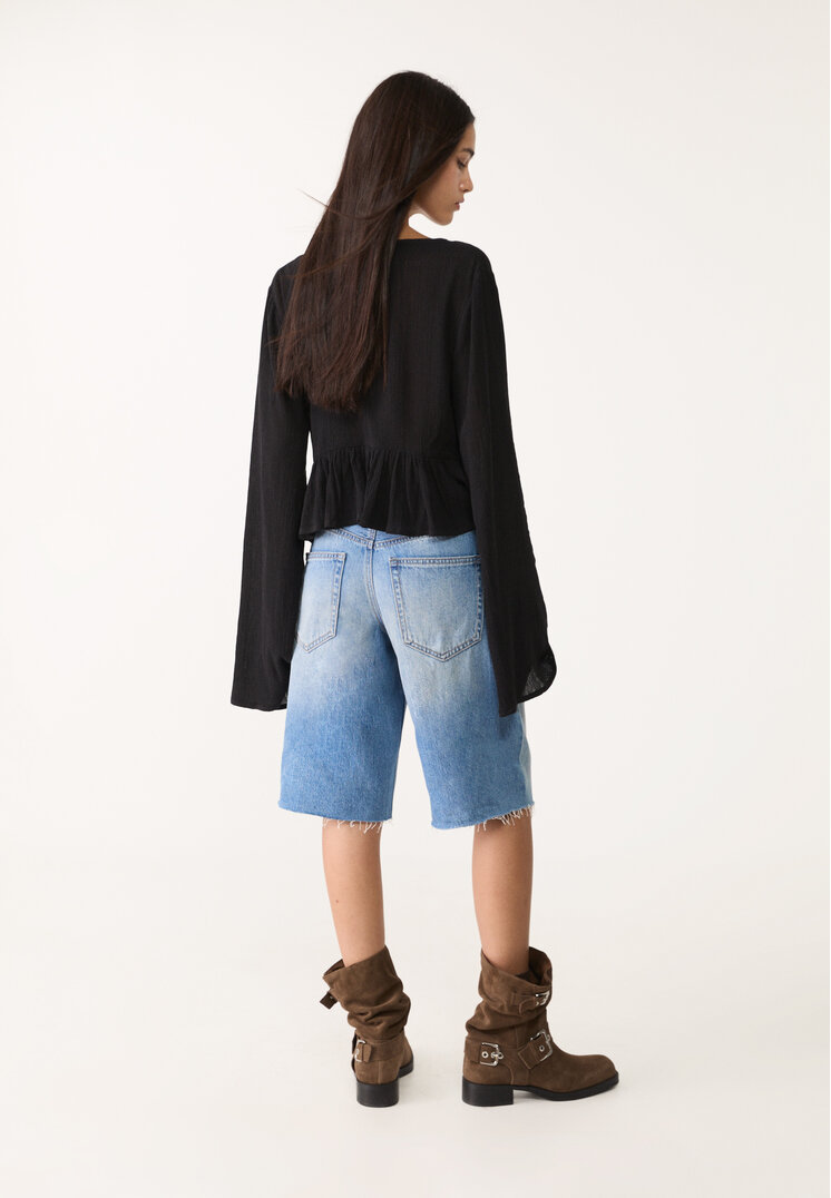 bermuda denim baggy