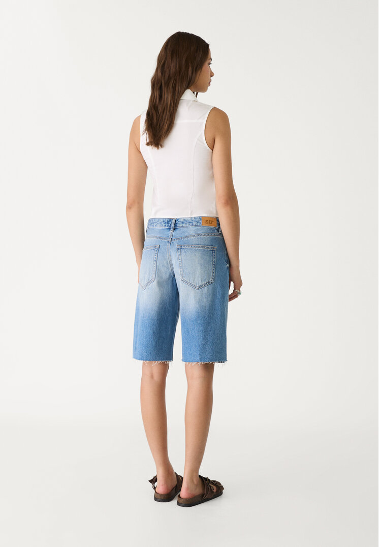 bermuda denim baggy