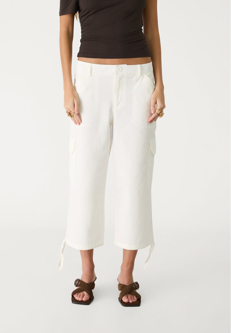 pantalon capri cargo