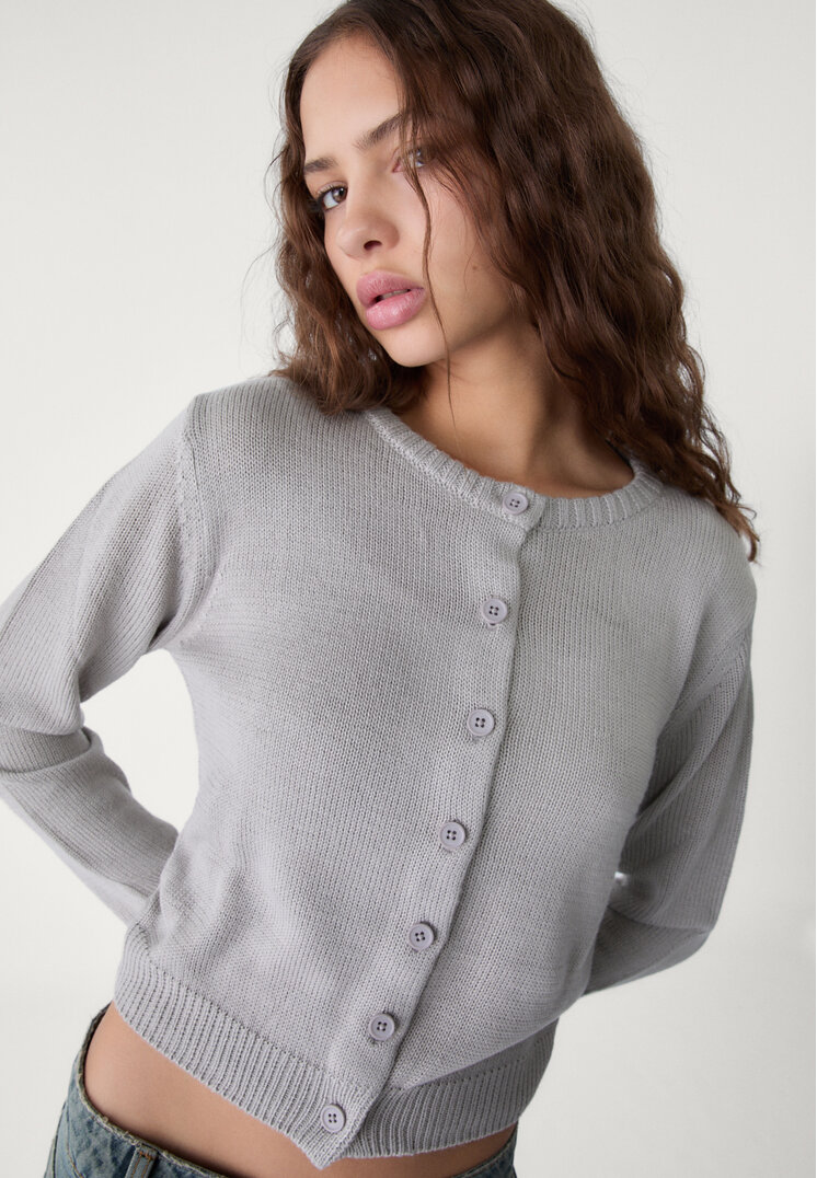 chaqueta punto botones