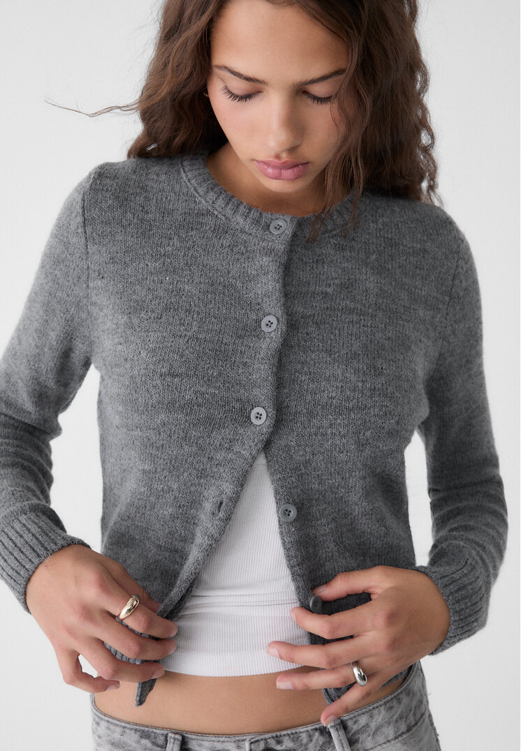 chaqueta punto botones