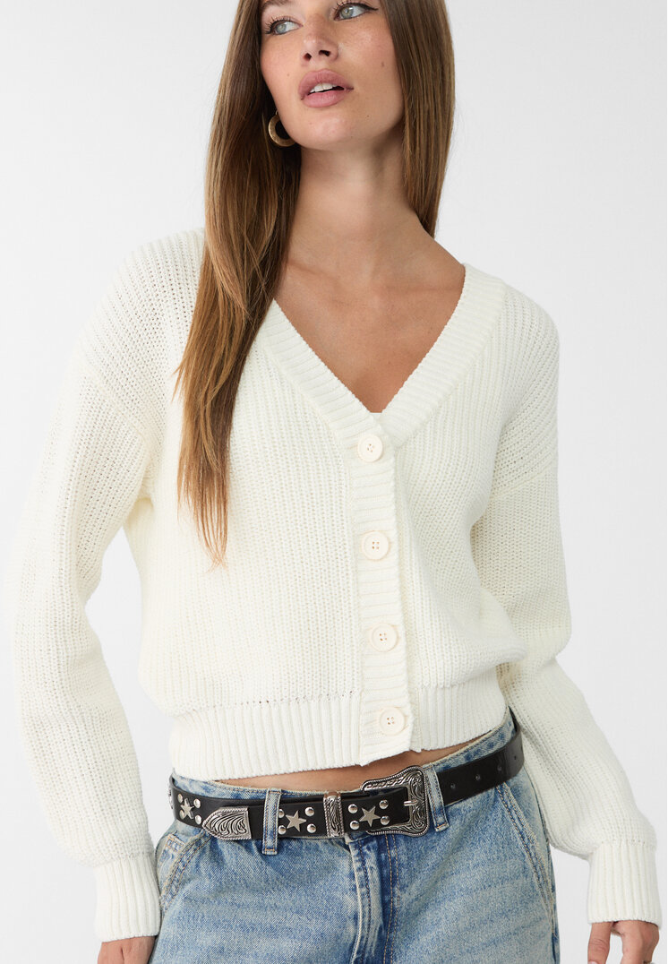 chaqueta punto botones