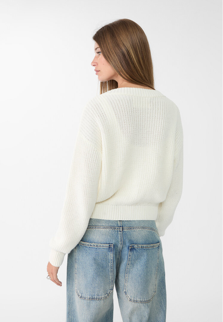 chaqueta punto botones