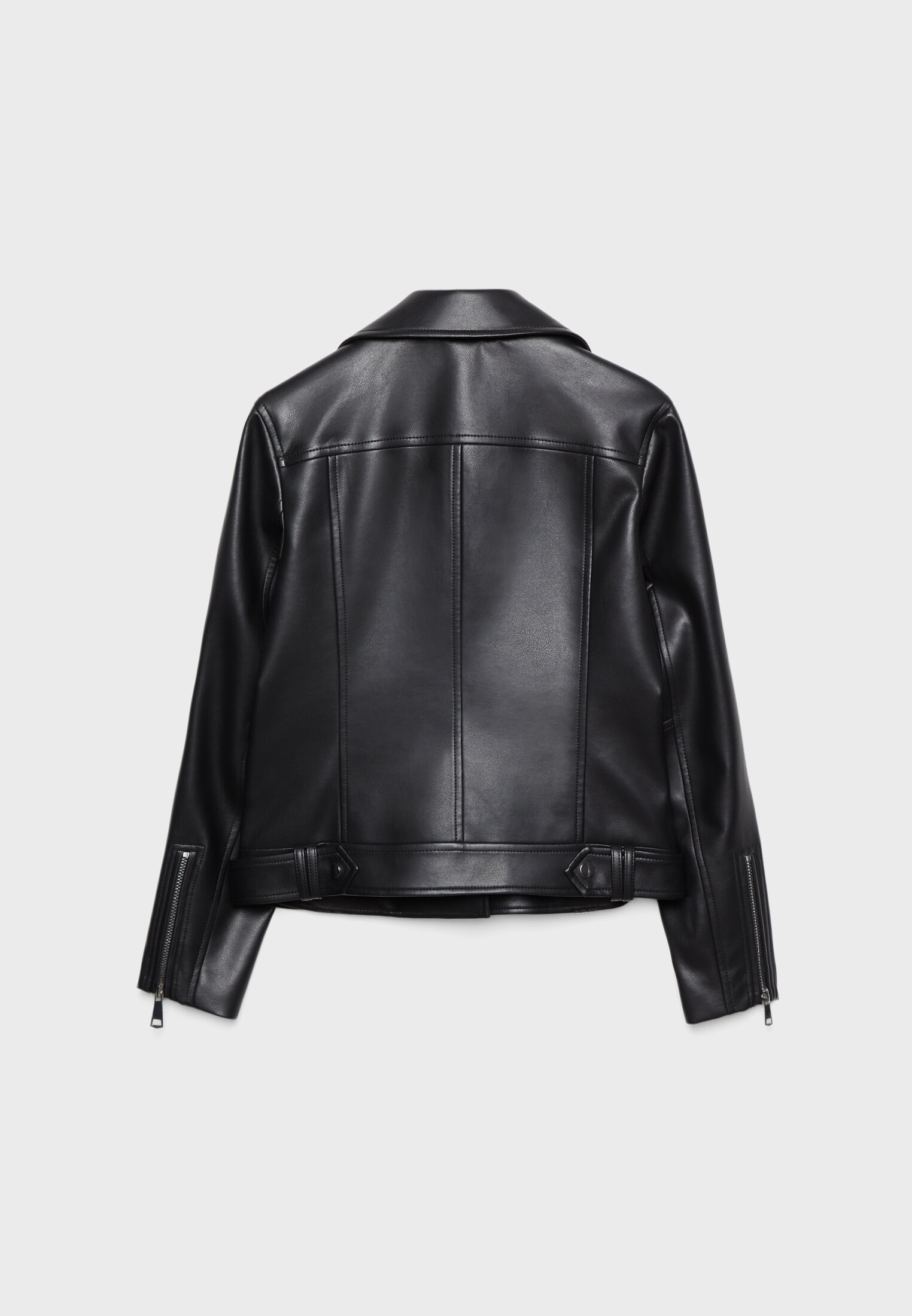 Faux leather biker jacket - Women's fashion | Stradivarius