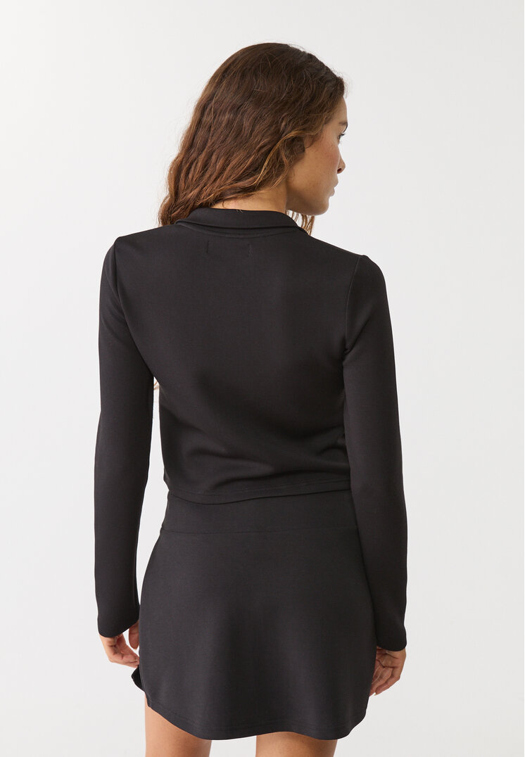 chaqueta cremallera tacto suave