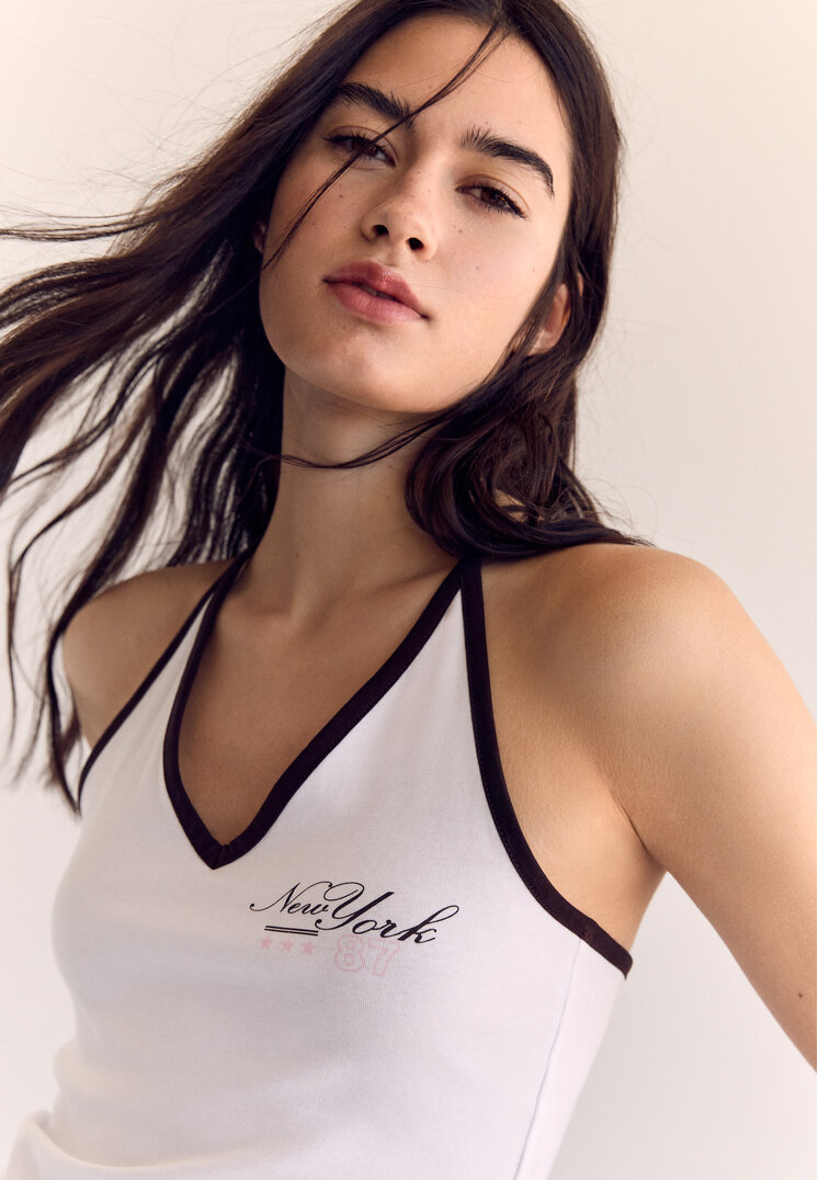 camiseta halter new york