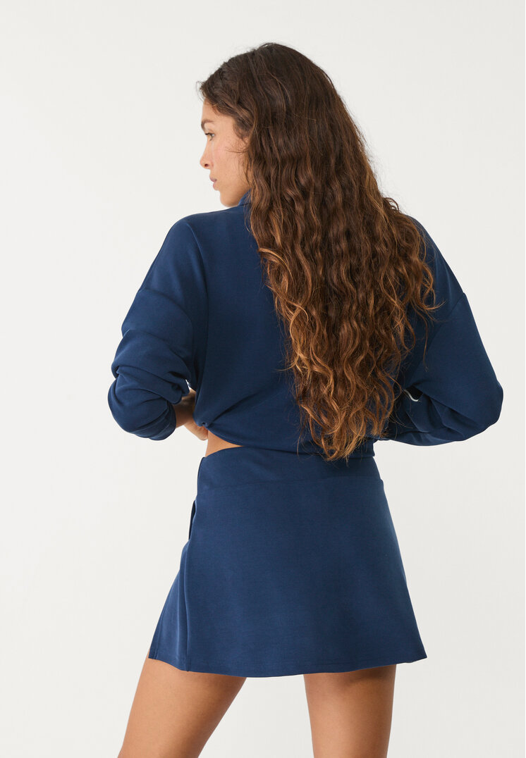 falda pantalon abertura