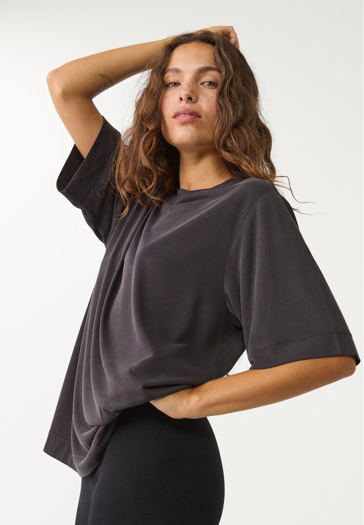 camiseta oversize tacto suave