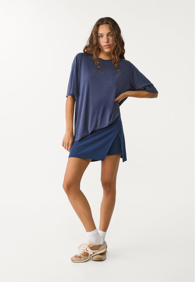 camiseta oversize tacto suave