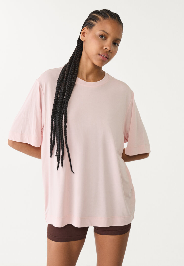 camiseta oversize tacto suave
