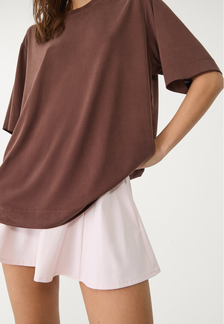camiseta oversize tacto suave