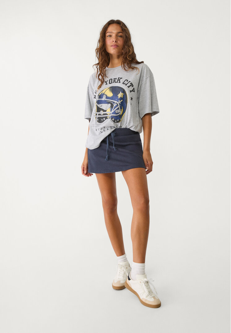 camiseta oversize nyc