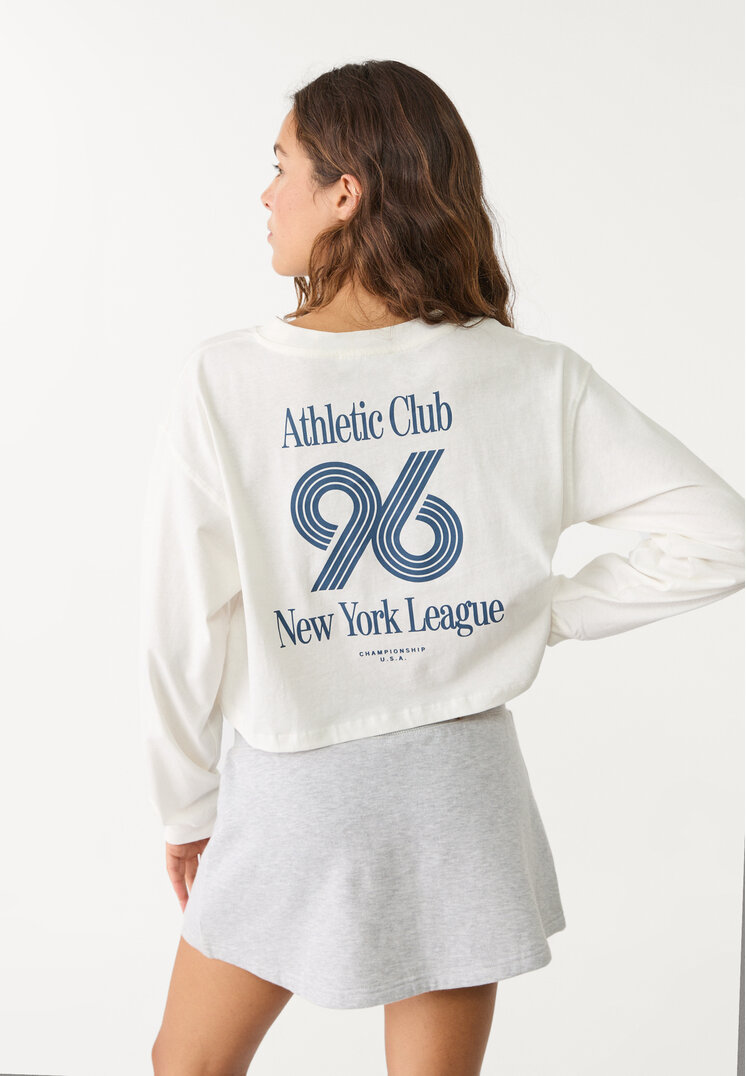camiseta cropped 96