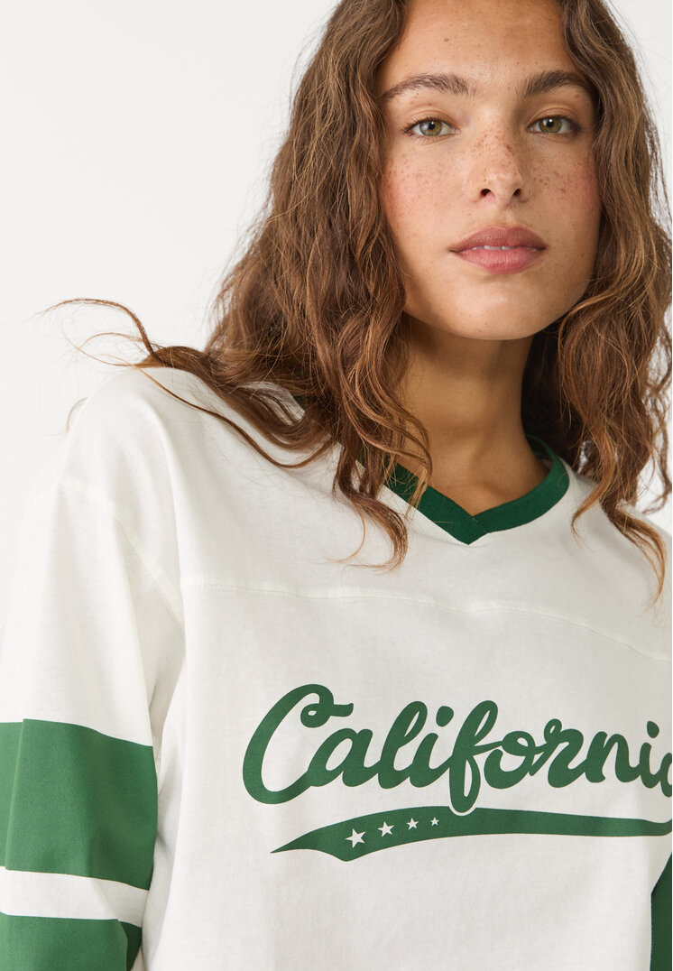 camiseta california cropped