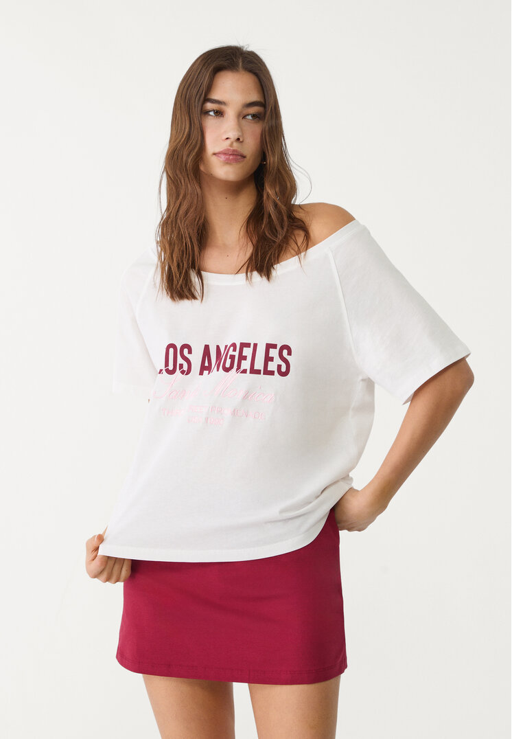 camiseta bordada ciudades