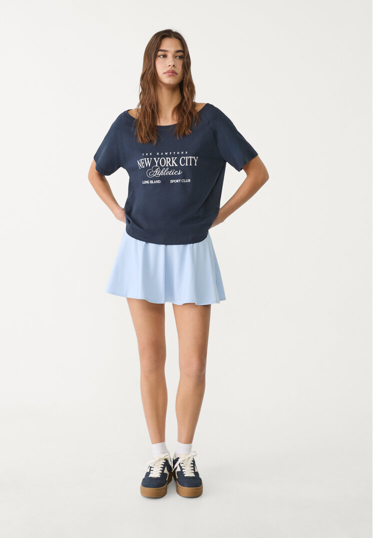 camiseta bordada ciudades