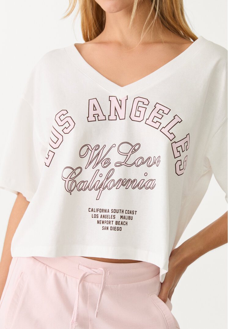 camiseta cropped ciudades