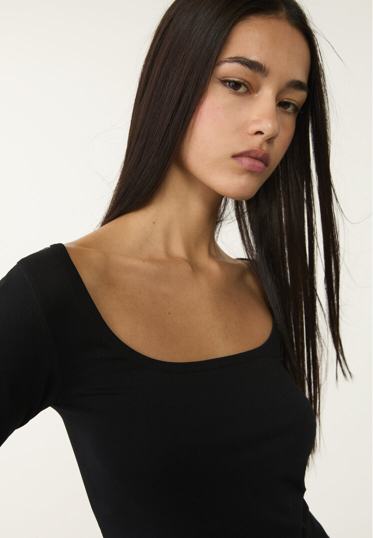 camiseta manga larga seamless