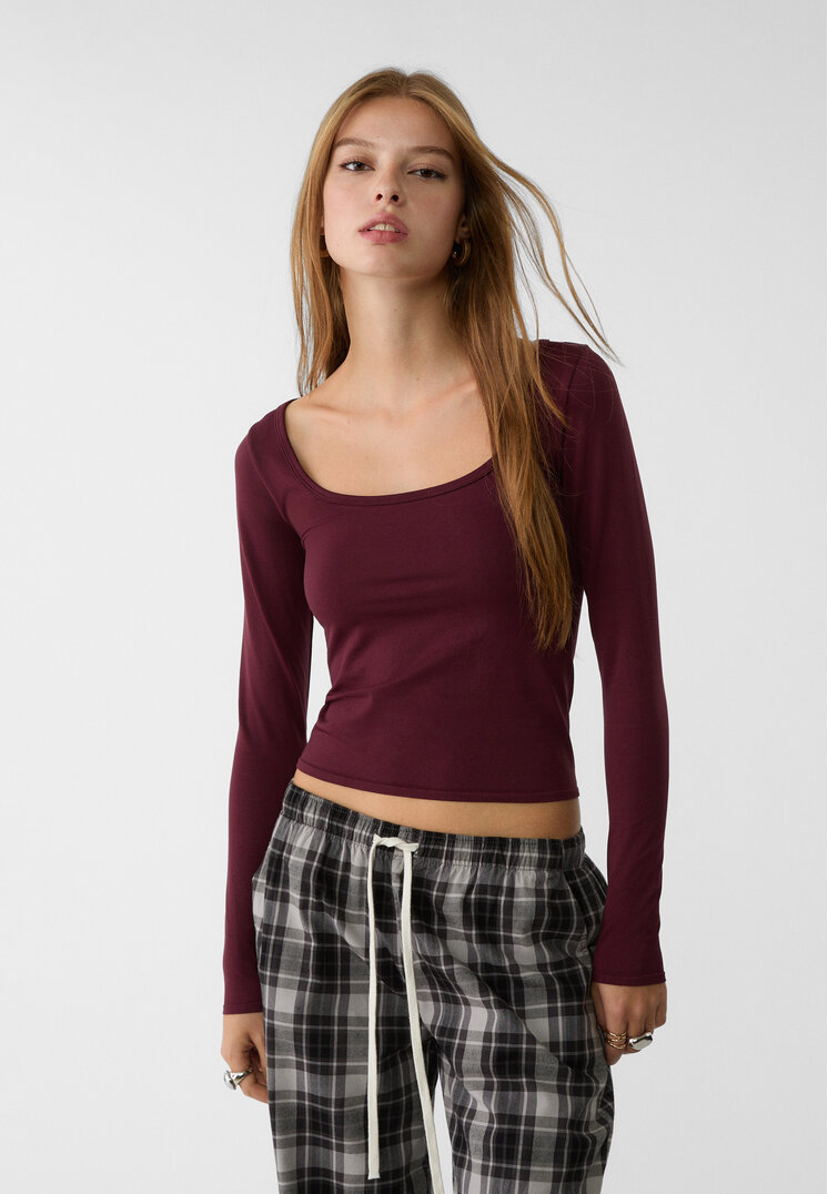 camiseta manga larga seamless