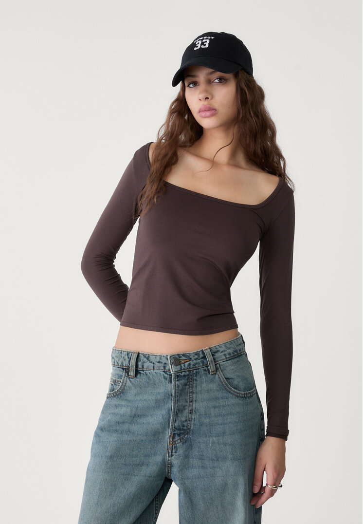 camiseta manga larga seamless
