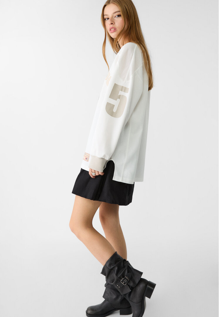 camiseta oversize numero