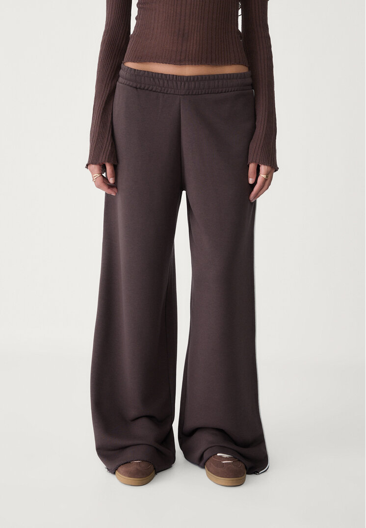 pantalon felpa wide leg vivo