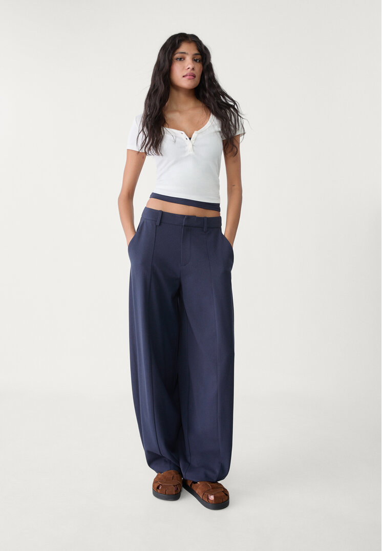 pantalon vestir baggy nervio