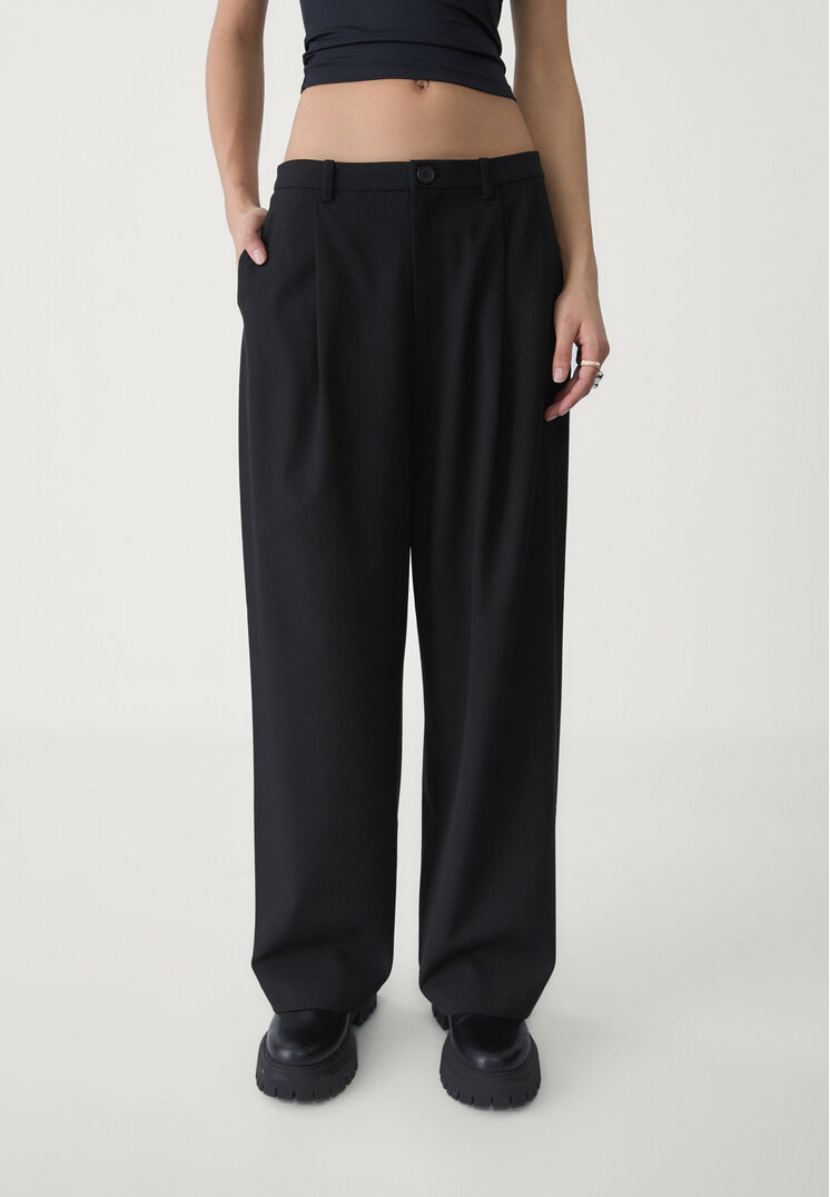 pantalon vestir baggy pinzas
