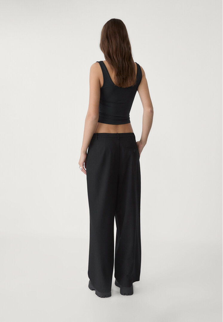 pantalon vestir baggy pinzas