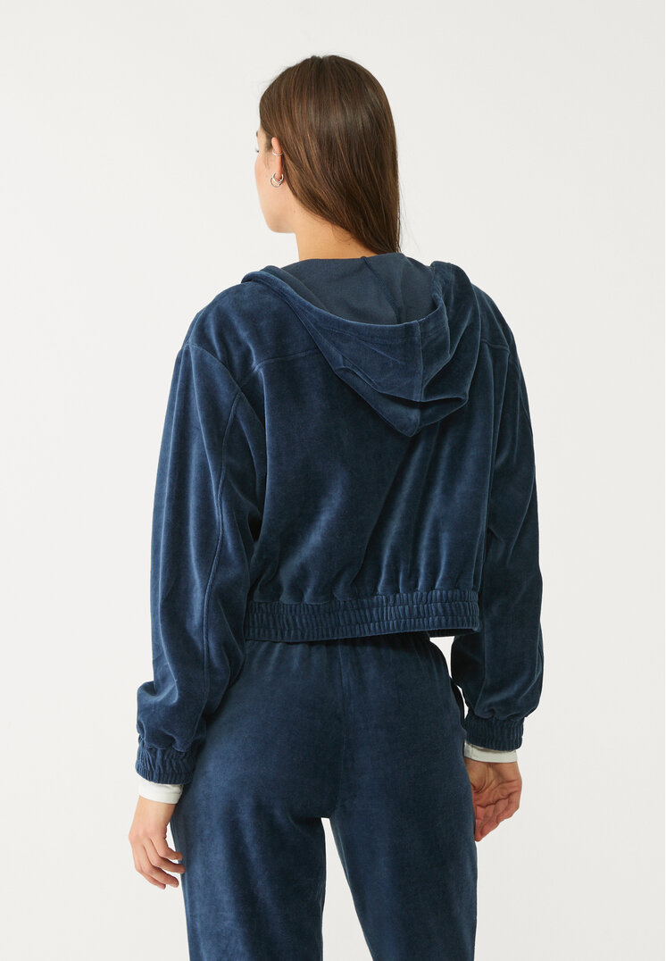 sudadera capucha terciopelo