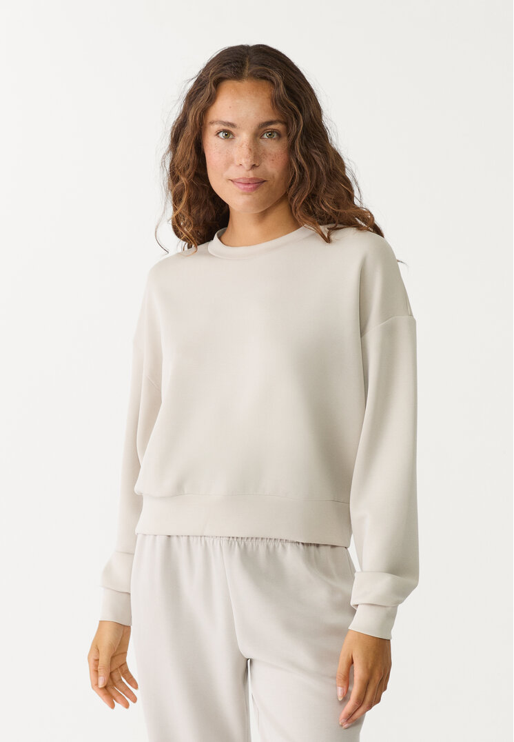 Stradivarius Hanorac Din Modal Fin Gri Xl