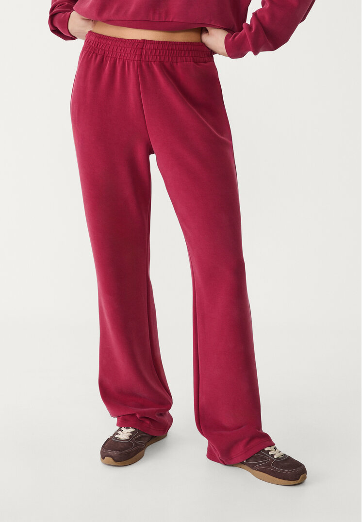 pantalon straight tacto suave