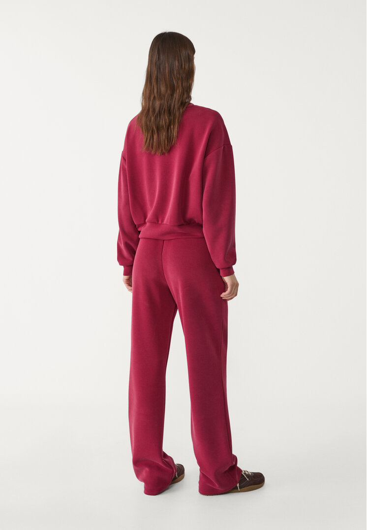 pantalon straight tacto suave