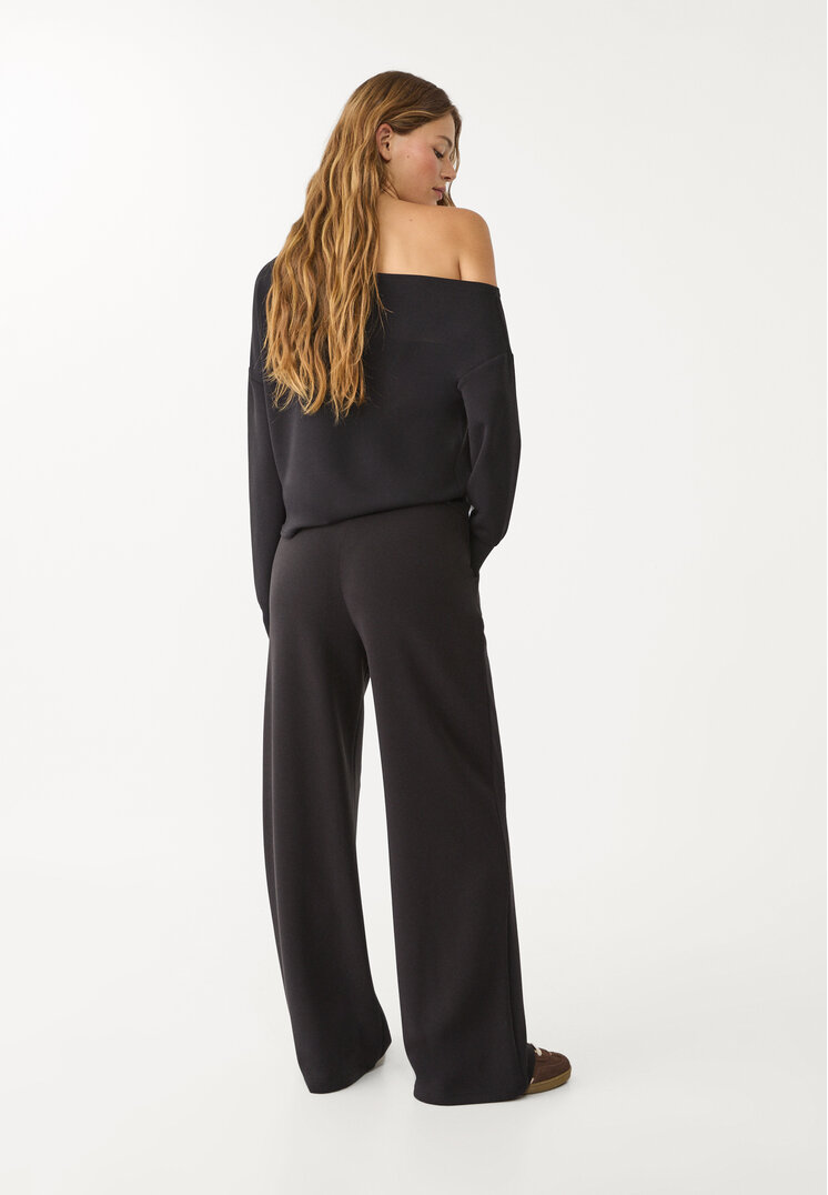 pantalon palazzo tacto suave