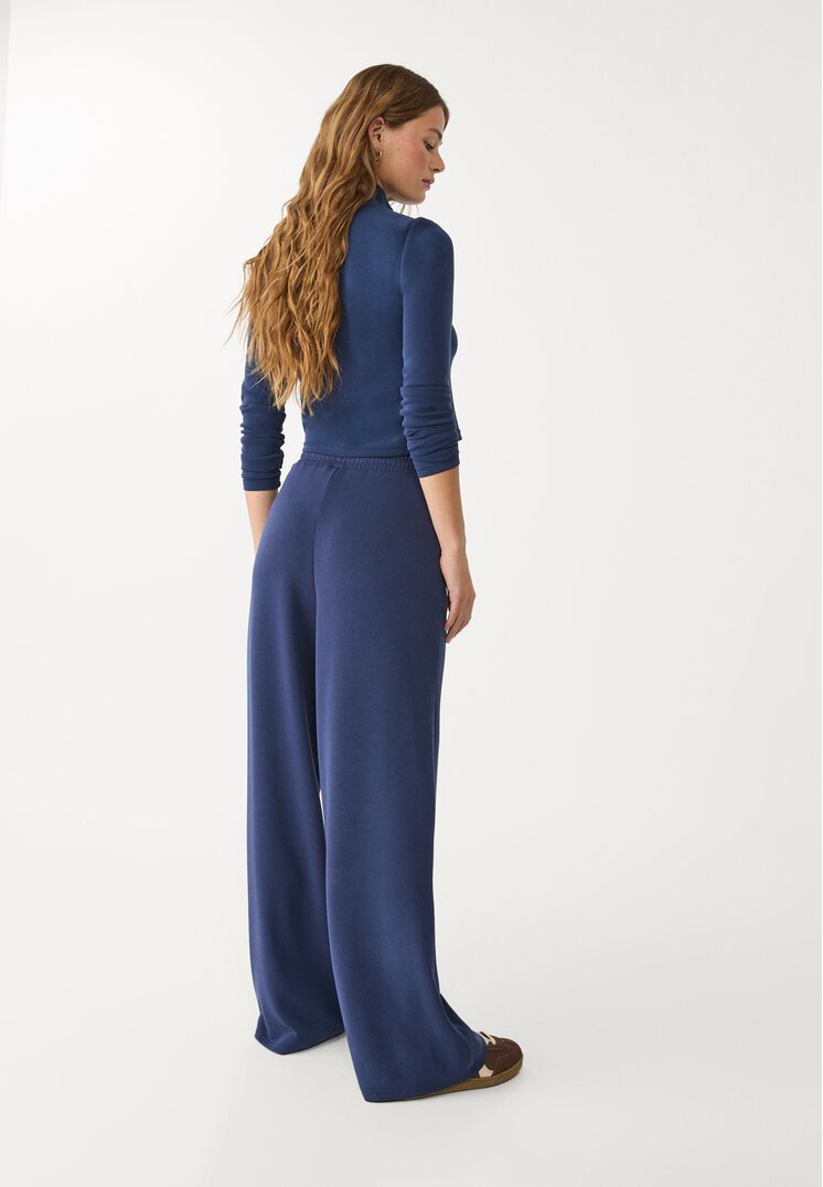 pantalon palazzo tacto suave