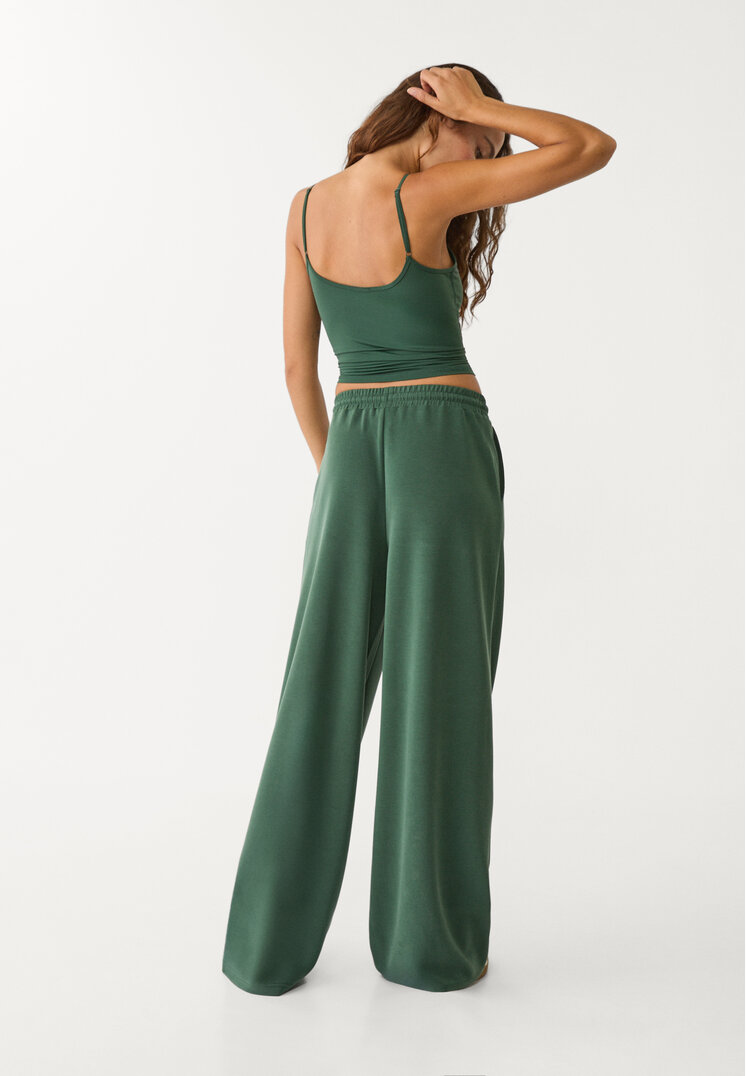 pantalon palazzo tacto suave