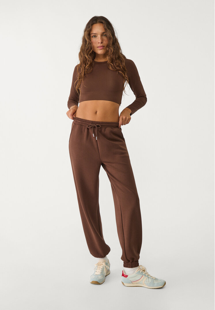 pantalon jogger tacto suave