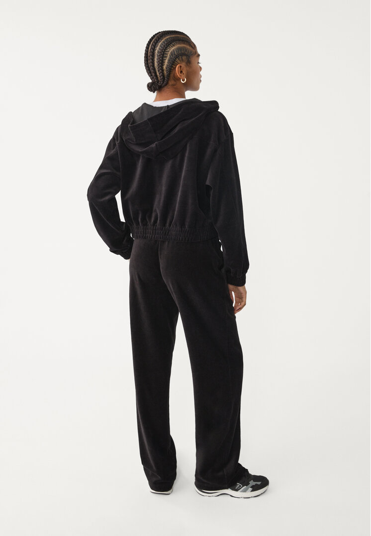 pantalon jogger terciopelo