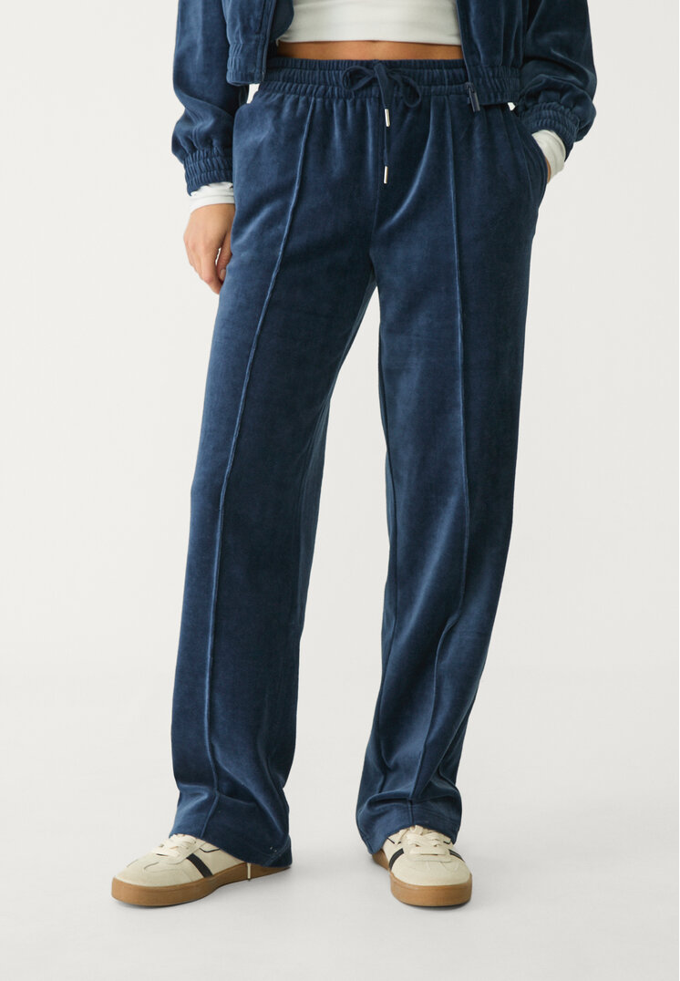 pantalon jogger terciopelo