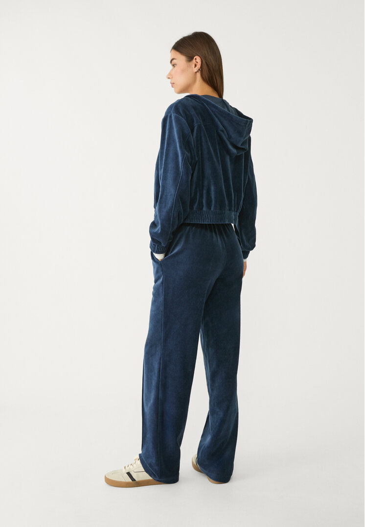 pantalon jogger terciopelo